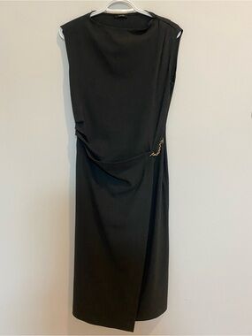 Massimo Dutti Grey MIDI Dress Size S